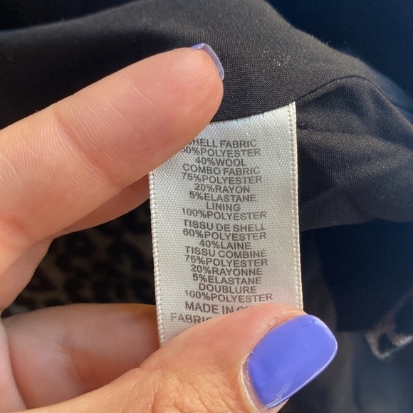 Rebecca Taylor Animal Print Peplum Cap Sleeve Top - Picture 10 of 10